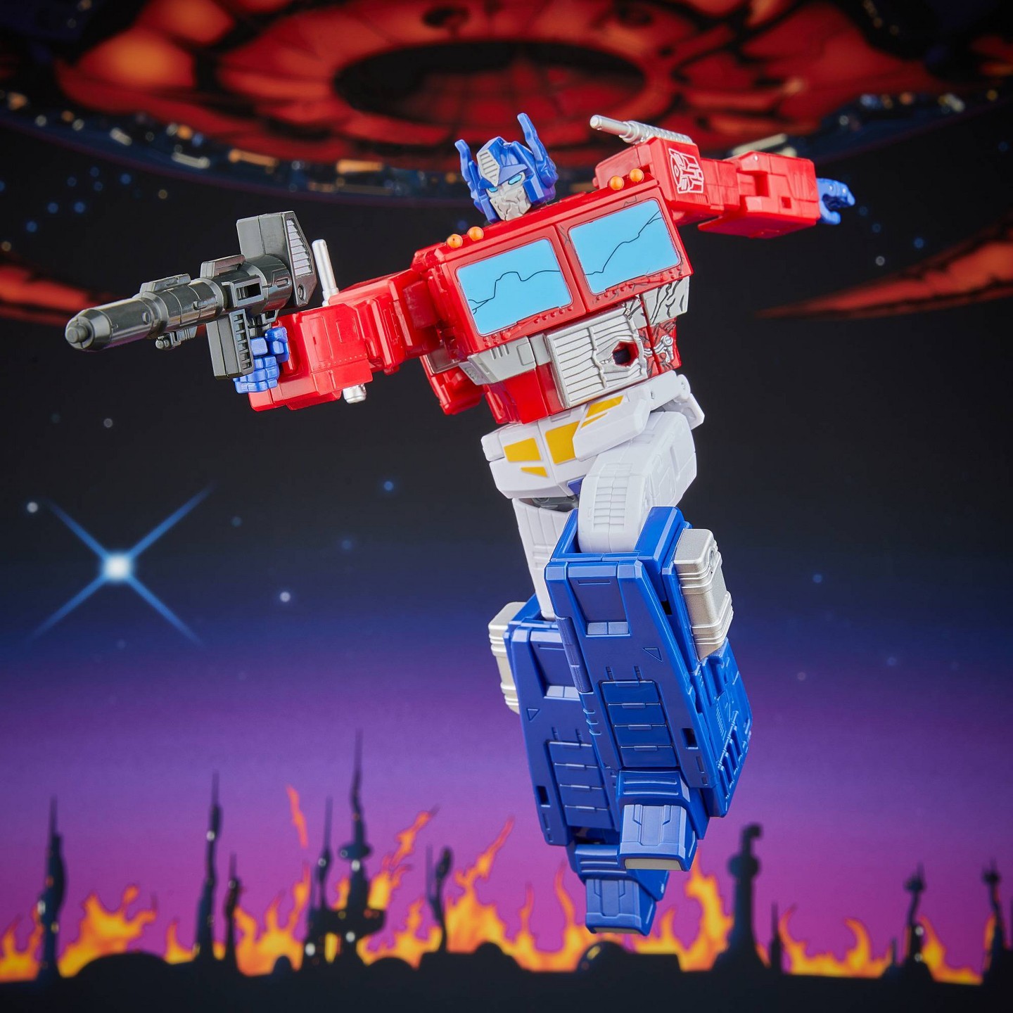 Детская фигурка Transformers Studio Series Mtmte Collection The Transformers: The Movie Leader Class Optimus Prime Action Figure — фото 7