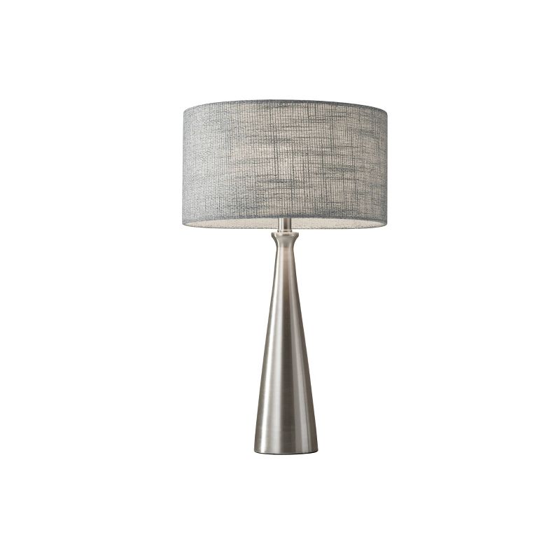Linda Table Lamp Brushed Steel - Adesso, 1 of 8