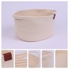 Unique Bargains Shelf Closet Woven Storage Basket for Blankets Clothes Shoes 1 Pc - 2 of 4