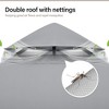 YARDGRACE Semi-Permanent Patio Gazebo 10'x10' with Expansion Bolts, Outdoor Heavy Duty Party Tent with Double Roofs - 4 of 4