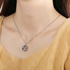 Unique Bargains Women's Pendant Necklace Tree of Life Pendant Necklaces Silver Tone Alloy - 2 of 4