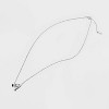 Valentine's Day Sterling Silver Open Heart Pendant Necklace - Silver: Spring Ring Clasp, 16-18 Inch Length - 3 of 4
