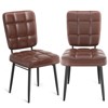 Dining Chairs Set of 2/4/6/8, Upholstered Kitchen Chairs with Thick Cushion for Dining Room - 2 of 4