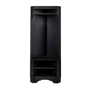 NicBex 29.5 inch Hall Tree for Hallway,Modern Coat Racks with Adjustable Shelf and 4 Hooks,Entryway Furniture for Hallway,Living Room,Bedroom - 1 of 4