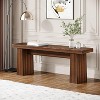 Tribesigns Wooden Entryway Bench, 47" Wood Dining Table Bench with Sturdy Frame for Kitchen Bedroom Living Room Hallway, Easy Assembly, - 4 of 4