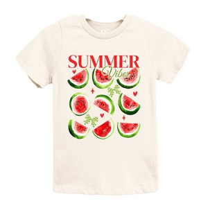 The Juniper Shop Watermelon Chart Summer Vibes Youth Short Sleeve Tee - 1 of 4