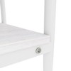 NicBex Side Table Set of 2 Simple End Table with Storage Shelf, Glass Tabletop and Black Legs 2-Piece Coffee Table for Living Room - 4 of 4