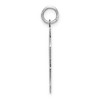 Black Bow Jewelry Sterling Silver, Athletic Collection, Large Polished Number 58 Pendant - 2 of 4
