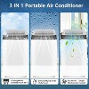 10,000 BTU portable air conditioner with dehumidifier & fan; sleep mode, 24H timer, cools up to 450 sq. ft.; includes window kit & exhaust hose. - 4 of 4