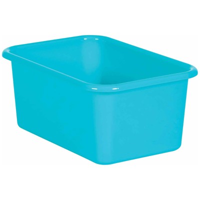Teacher Created Resources Teal Small Plastic Storage Bin (Pack of 6)