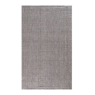 8'x10' Andes Jute Area Rug Gray - Anji Mountain