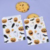 Big Dot of Happiness Jack-O'-Lantern Paper Treat Bags, Kids Halloween Individual Candy Snack Favors, Greaseproof White Sandwich Cookie Bags - 25 Count - 2 of 4