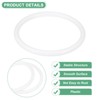 Unique Bargains Plastic Durable Multipurpose DTY Design Macrame And Knotting Supplies O Rings 30 Pcs - 2 of 4