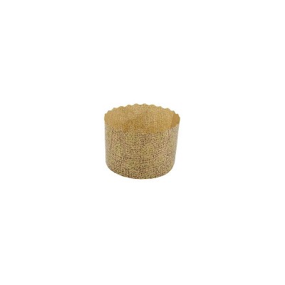 Novacart Panettone Disposable Paper Baking Mold 2.75" Diameter x 2" high - Pack of 125
