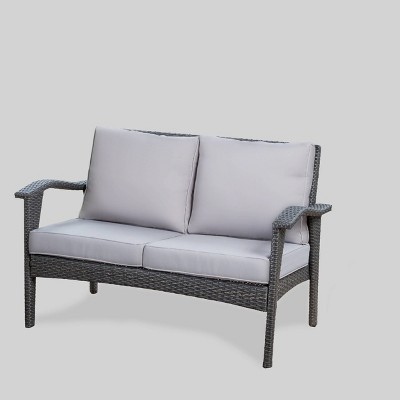 target wicker loveseat