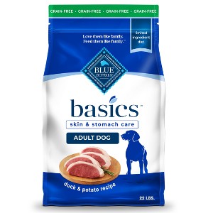 Blue Buffalo Basics Limited Ingredient Diet Grain Free Duck & Potato Recipe Adult Dry Dog Food - 1 of 4