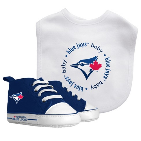 Baby Fanatic 2 Piece Bid and Shoes - MLB Toronto Blue Jays - White Unisex  Infant Apparel