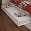 AFI Furnishings AFI Twin Solid Wood Mid-Century Modern Trundle in White - 3 of 4