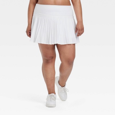 Women's Micro Pleated Skort - All In Motion™ White 3X