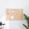 Merrick Lane Cork Display Board with Wooden Frame and Push Pins - 4 of 4
