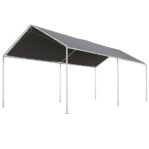 Outsunny 10'x20' Carport Heavy Duty Galvanized Car Canopy with Included Anchor Kit, 3 Reinforced Steel Cables - 1 of 4