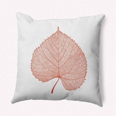16"x16" Leaf Study Square Throw Pillow - e by design