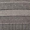 Mark & Day Loosdorf 18"H x 16"W x 16"D Bohemian/Global Black Pouf - 2 of 2