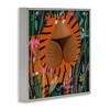 Stupell Industries Children's Striped Tiger in Tropical Jungle Brush Black Framed Giclee Art - 3 of 4