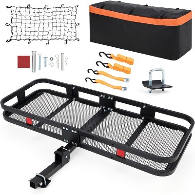 Acekool 60" Hitch Cargo Carrier | 500LB Capacity | Includes Security Net & Waterproof Bag | 2" Receiver Fit | SUV/Truck/Van