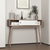 Syemin Console Tables Entryway Table Console Table with Storage Space Sofa Table Behind Couch Small Space Console, Beige, 39.4"*13.77"*29.52" - 2 of 4