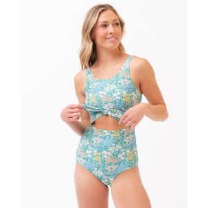 Little Meadow Knotted One-Piece - 1 of 4