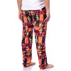 Seven Times Six Naruto Shippuden Men's Allover Character Adult Lounge Pajama Pants Orange - image 4 of 4