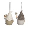 Transpac Resin Birch Gnome Ornament Set of 2 Christmas Home Decorations - 3 of 3
