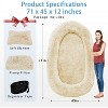 TinyHomie Human Dog Bed Washable Memory Foam Dog Bed for People Doze Off Napping Orthopedic Dog Bed 71inches x 45inches x 12inches Size - 3 of 4