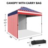 Pop Up Canopy Tent, 10 x 10 Outdoor All Season Waterproof Sun Shade with Wheeled Bag for Parties Events Camping - 3 of 4