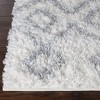 Boho Geometric Diamonds Plush Indoor Shag Area Rug or Runner by Blue Nile Mills - 3 of 4