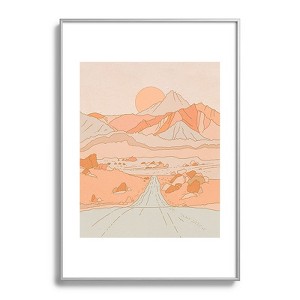Iveta Abolina Roadtrip No 1 13"x19" Silver Metal Framed Art Print - Deny Designs - 1 of 4