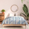 Deny Designs 3pc Full/Queen Schatzi Brown Celine Emma leaf vine Comforter and Sham Set - 3 of 4
