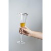 D3x9.8in Felicity Flute with Gold Rim, Set of 4 - 3 of 4