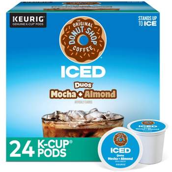 Keurig The Original Donut Shop Medium Roast ICED Mocha + Almond K-Cup Pods - 24ct