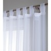 HLC.ME Tab Top Window Curtain Sheer Voile Panels for Living room & Bedroom, Set of 2 - 2 of 4