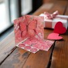 Unique Bargains Greeting Card Rose Butterfly Paper 5.9"x4.4"x0.4" 1 Pc - 2 of 4