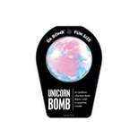 Da Bomb Bath Fizzers Unicorn Bath Bomb Orange, Lime & Raspberry - 3.5oz