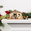 Transpac Resin 6 in. Christmas Kids Nativity with Creche Set of 12 - 2 of 4