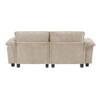TiramisuBest Indigo Velvet Loveseat with Crystal Tufting, Silver Nailhead Trim, 2-Seater Couch with Pillows for Living Room, Formal Luxury Style - 4 of 4