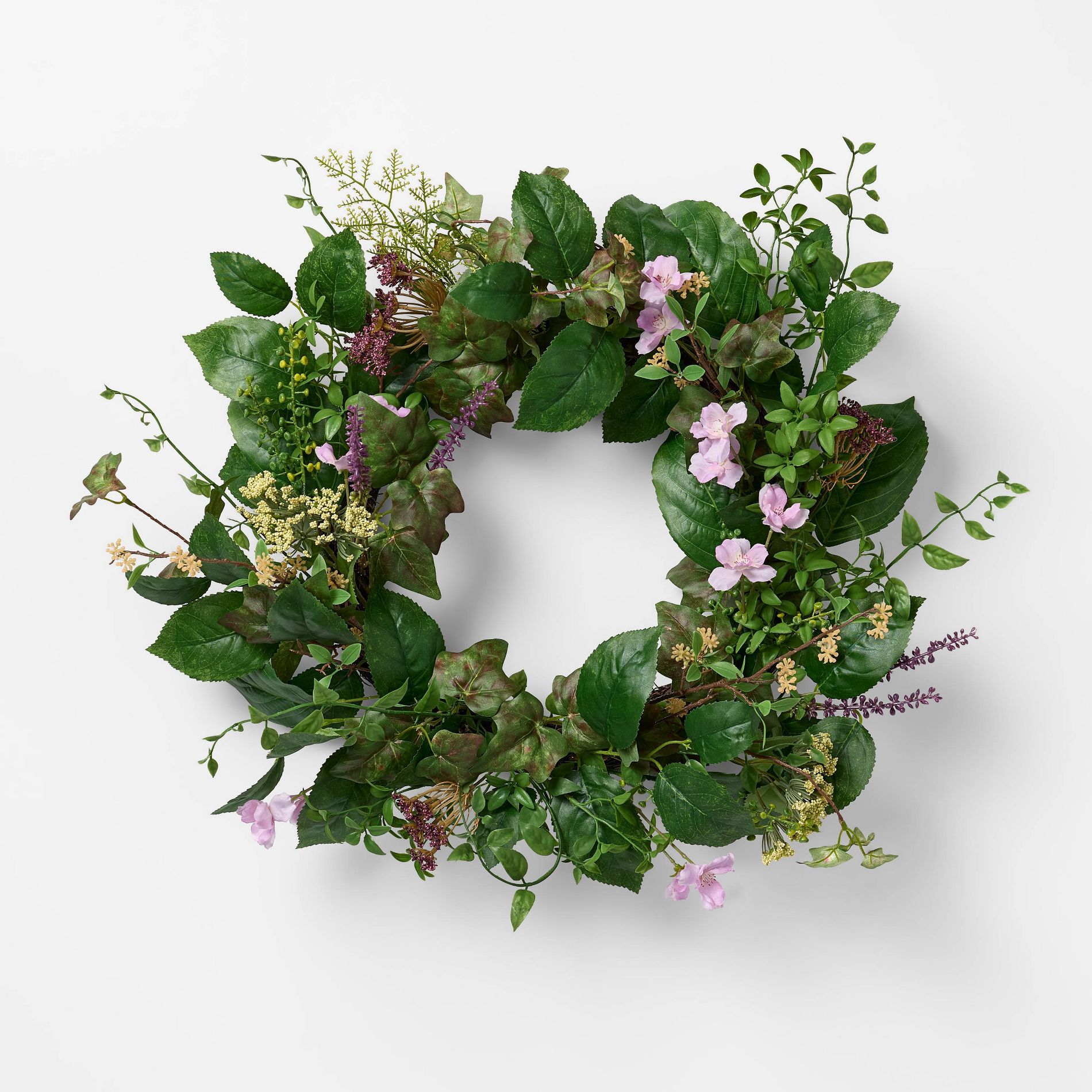 Mixed Floral Wreath - Threshold™ designed with Studio McGee