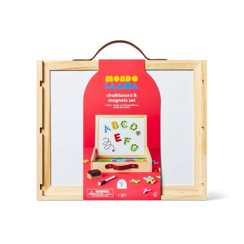 Chalk Board And Magnets Drawing And Coloring Kit - Mondo Llama™ : Target