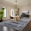Living Room Rug, Washable Vintage Floral Low Pile Non Slip Carpet for Bedroom, Dining Room, Office, Farmhouse Rug - 2 of 4