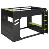 Polibi Full Size Gaming Loft Bed with Adjustable Desk, RGB Lights, and Storage - 4 of 4