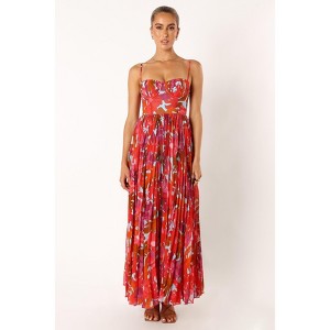 Petal and Pup Womens Achanti Pleated Maxi Dress - 1 of 4